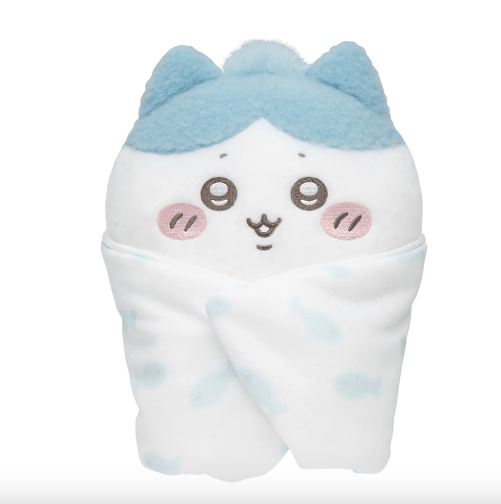 Chiikawa Baby Swaddle Plush Hachiware — CHIIKAWA MERCH